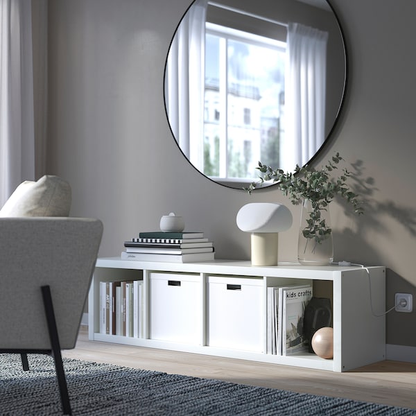 IKEA KALLAX Shelf unit, 16 1/2x57 7/8 in White, Ikea Ireland | 8576OQXIC