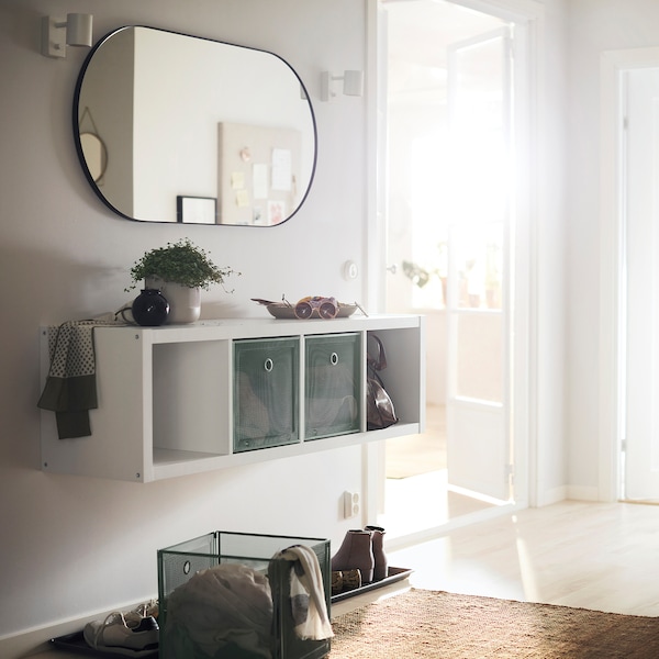 IKEA KALLAX Shelf unit, 16 1/2x57 7/8 in White, Ikea Ireland | 8576OQXIC