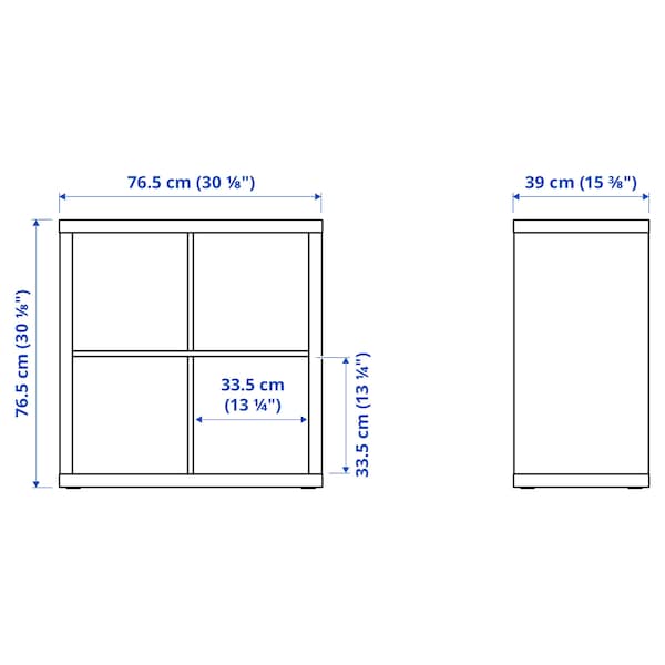 IKEA KALLAX Shelf unit, 30 3/8x30 3/8 in White, Ikea Ireland | 1032LWBOV