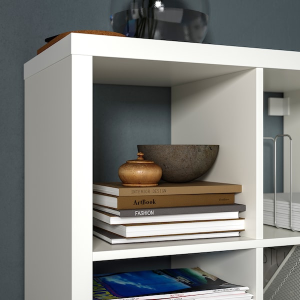IKEA KALLAX Shelf unit, 44 1/8x44 1/8 in White, Ikea Ireland | 6497WEBZO
