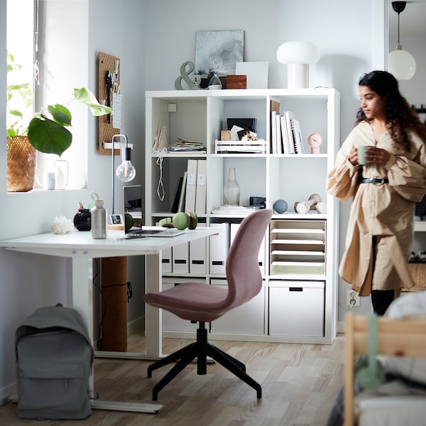 IKEA KALLAX Shelf unit, 44 1/8x57 7/8 in White, Ikea Ireland | 7980UNVPH