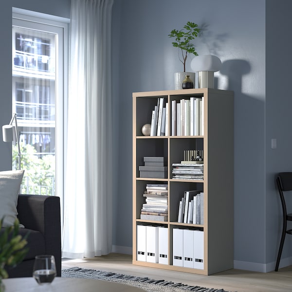 IKEA KALLAX Shelf unit, gray, wood effect, Ikea Ireland | 5360PFDTA