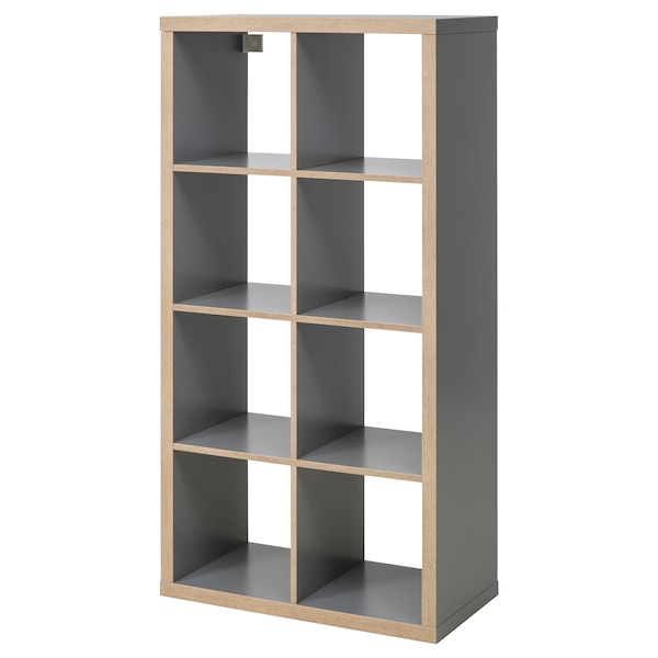 IKEA KALLAX Shelf unit, gray, wood effect, Ikea Ireland | 5360PFDTA