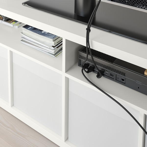 IKEA KALLAX TV unit, 57 3/4x23 1/2 in White, Ikea Ireland | 5640DNZIK