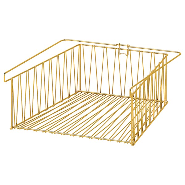 IKEA KALLAX Wire basket, brass color, 15 3/4x13 in, Ikea Ireland | 7068XQCFV
