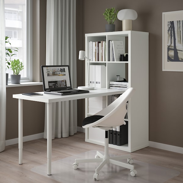 IKEA KALLAX / LAGKAPTEN workstation, 30 3/8x62 5/8x57 7/8 in White, Ikea Ireland | 6928MWOEU