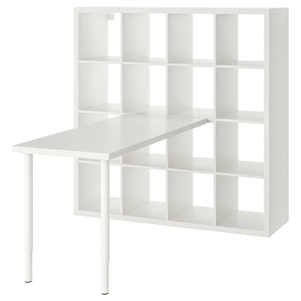 IKEA KALLAX / LAGKAPTEN workstation, 57 7/8x62 5/8x57 7/8 in White, Ikea Ireland | 1597EMDUB
