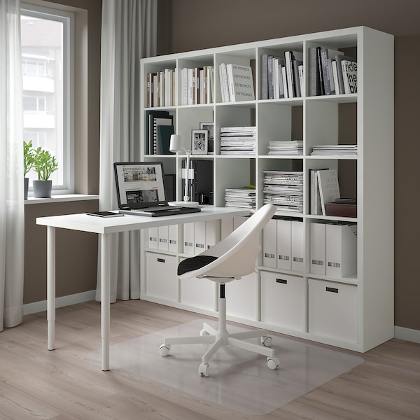 IKEA KALLAX / LAGKAPTEN workstation, 71 5/8x62 5/8x71 5/8 in White, Ikea Ireland | 6510LWCJH