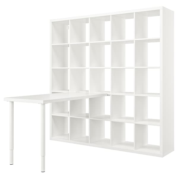 IKEA KALLAX / LAGKAPTEN workstation, 71 5/8x62 5/8x71 5/8 in White, Ikea Ireland | 6510LWCJH