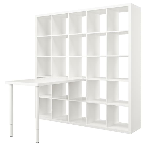 IKEA KALLAX / LINNMON workstation, 71 5/8x54 3/4x71 5/8 in White, Ikea Ireland | 1542HGAFP