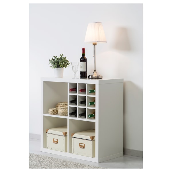 IKEA KALLAX insert for bottles, white, 13x13 in, Ikea Ireland | 2468ICDMW