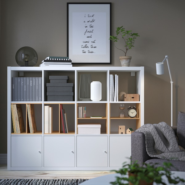 IKEA KALLAX insert with 1 shelf, 13x13 in Pine, Ikea Ireland | 0934HFDGB