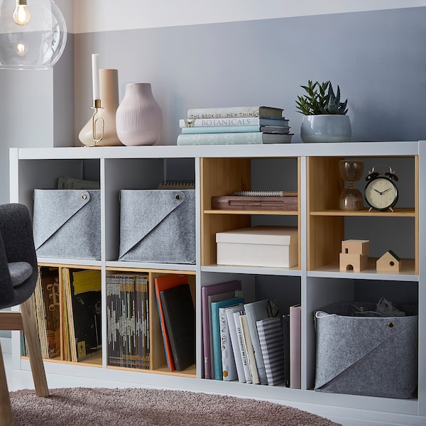 IKEA KALLAX insert with 1 shelf, 13x13 in Pine, Ikea Ireland | 0934HFDGB