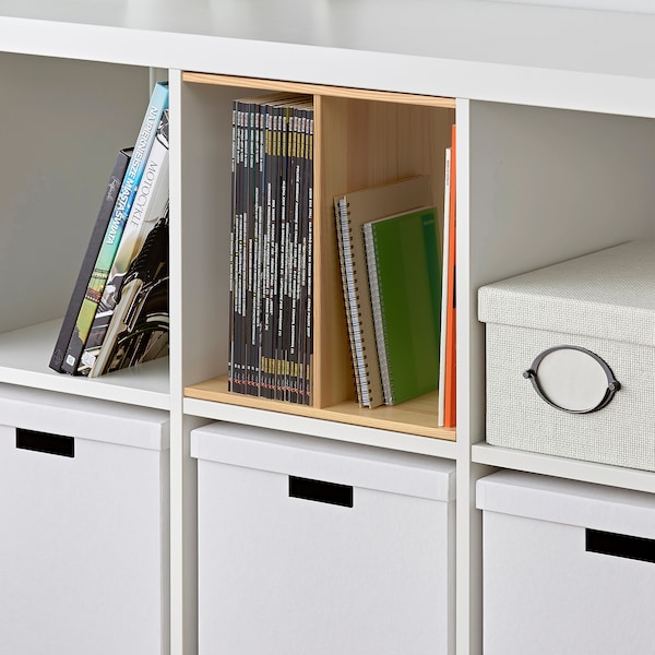 IKEA KALLAX insert with 1 shelf, 13x13 in Pine, Ikea Ireland | 0934HFDGB