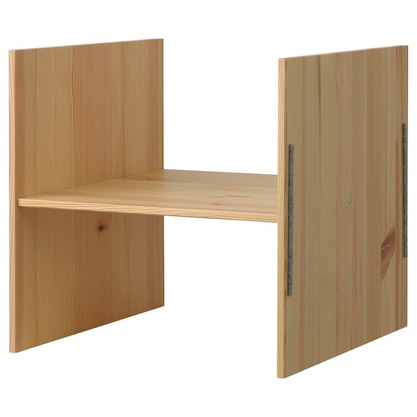IKEA KALLAX insert with 1 shelf, 13x13 in Pine, Ikea Ireland | 0934HFDGB