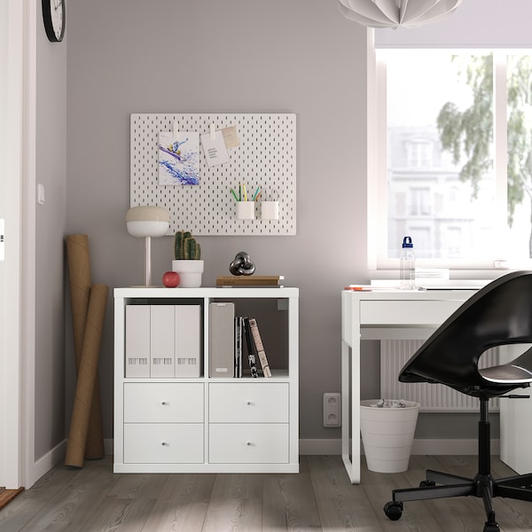 IKEA KALLAX insert with 2 drawers, 13x13 in White, Ikea Ireland | 8014DMAKO