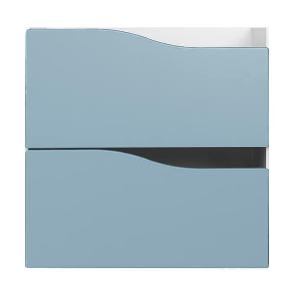IKEA KALLAX insert with 2 drawers, 13x13 in Wave Shaped / Blue, Ikea Ireland | 5146WVNBI