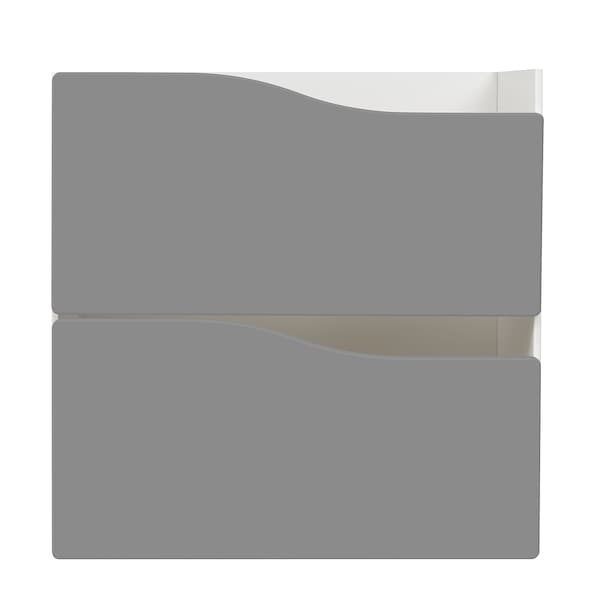 IKEA KALLAX insert with 2 drawers, 13x13 in Wave Shaped / Dark Gray, Ikea Ireland | 3075ORKBA