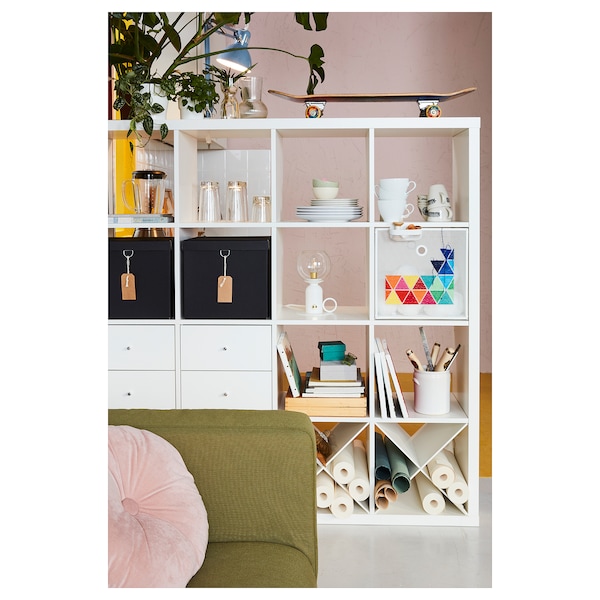 IKEA KALLAX insert with compartments, white, Ikea Ireland | 3950JINOY