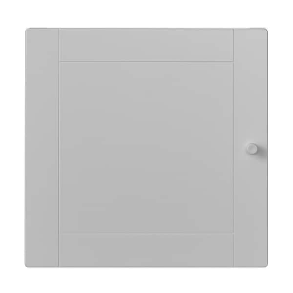 IKEA KALLAX insert with door, groove milled, 13x13 in Gray, Ikea Ireland | 7925BWGEV