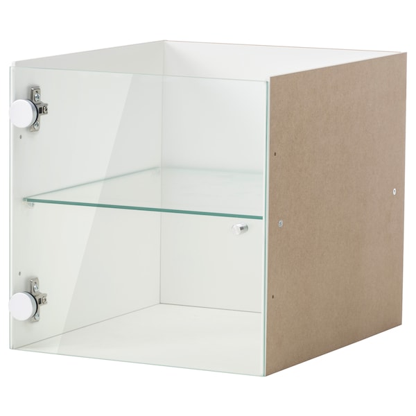 IKEA KALLAX insert with glass door, white, 13x13 in, Ikea Ireland | 5612IGVOS