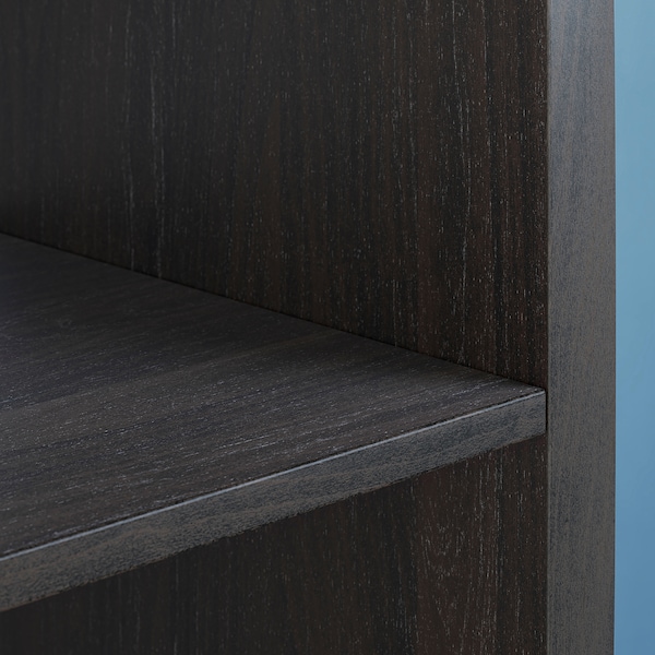IKEA KALLAX shelf unit with 4 inserts, 57 7/8x44 1/8 in Black / Brown, Ikea Ireland | 2356PHNGK