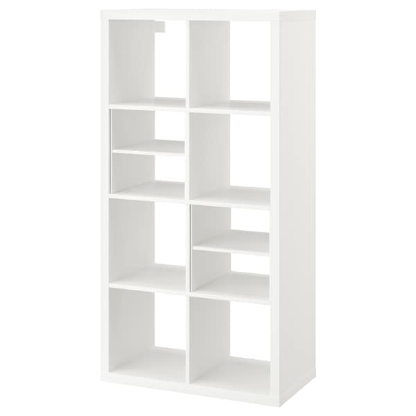 IKEA KALLAX shelving unit, with 2 shelf inserts, 57 7/8x30 3/8 in White, Ikea Ireland | 6374MNOZW