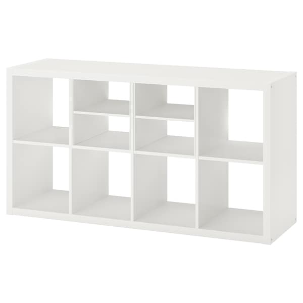 IKEA KALLAX shelving unit, with 2 shelf inserts, 57 7/8x30 3/8 in White, Ikea Ireland | 6374MNOZW