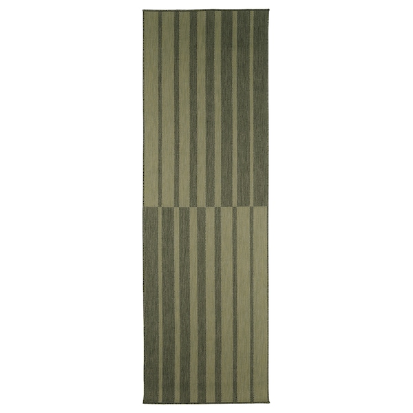 IKEA KANTSTOLPE rug flatwoven, in/outdoor, green, 2\'7 inx8\'2 in, Ikea Ireland | 1967UFGRT