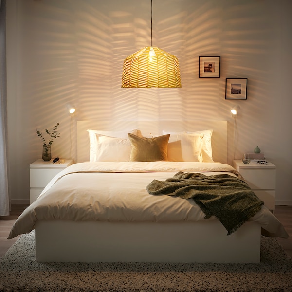IKEA KAPPELAND / HEMMA pendant lamp Rattan / Black, Ikea Ireland | 5198BGWXL
