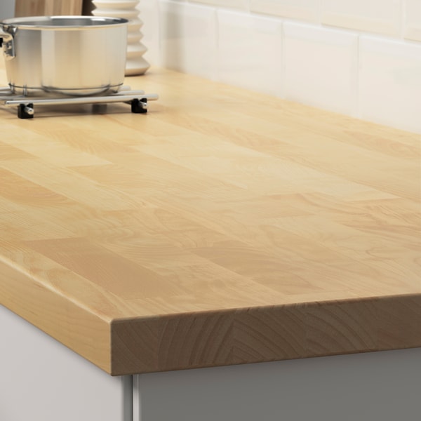 IKEA KARLBY countertop, 74x1 1/2 in Birch / Veneer, Ikea Ireland | 9306AFZQS
