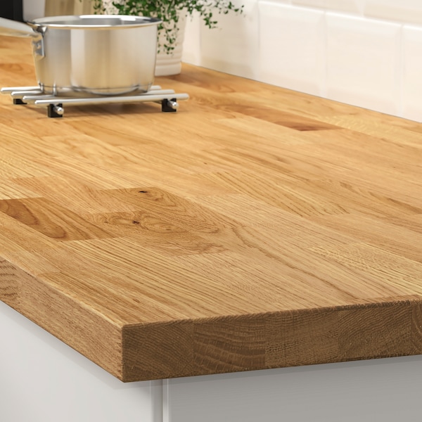 IKEA KARLBY countertop, 98x1 1/2 in Oak / Veneer, Ikea Ireland | 0128YNOKC