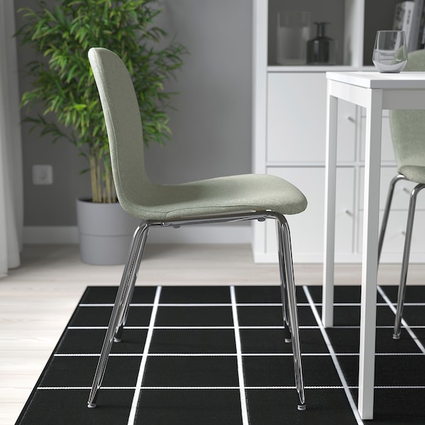 IKEA KARLPETTER chair Gunnared Light Green / Sefast Chrome Plated, Ikea Ireland | 3019CSWBF