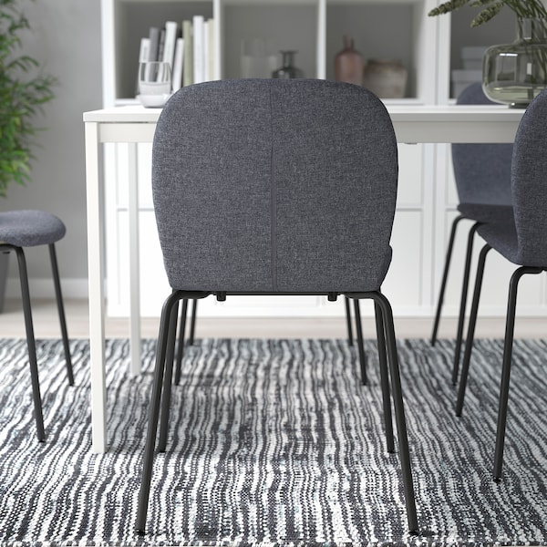 IKEA KARLPETTER chair Gunnared Medium Gray / Sefast Black, Ikea Ireland | 5481PZHFG