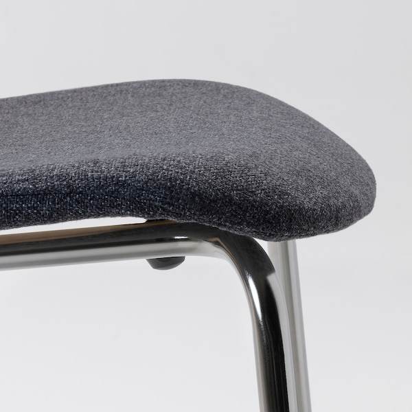 IKEA KARLPETTER chair Gunnared Medium Gray / Sefast Chrome Plated, Ikea Ireland | 1502KYRUL