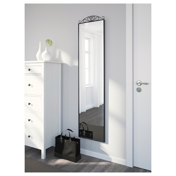 IKEA KARMSUND Floor mirror, black, 15 3/4x65 3/4 in, Ikea Ireland | 2905WSMUY