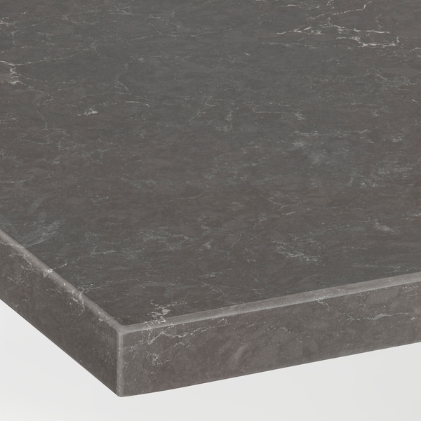 IKEA KASKER custom countertop, 1 1/8 in Dark Gray Marble Effect / Quartz, Ikea Ireland | 3914XWIKS