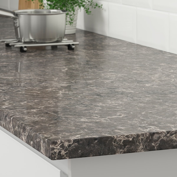 IKEA KASKER custom countertop, 1 1/8 in Gray Marble Effect / Quartz, Ikea Ireland | 3498BQWRO