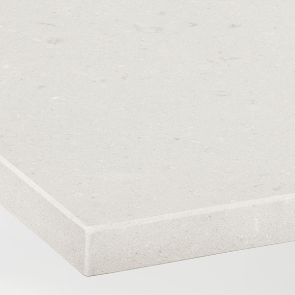 IKEA KASKER custom countertop, 1 1/8 in Light Gray / Beige / Marble Effect Quartz, Ikea Ireland | 7693NYFGR