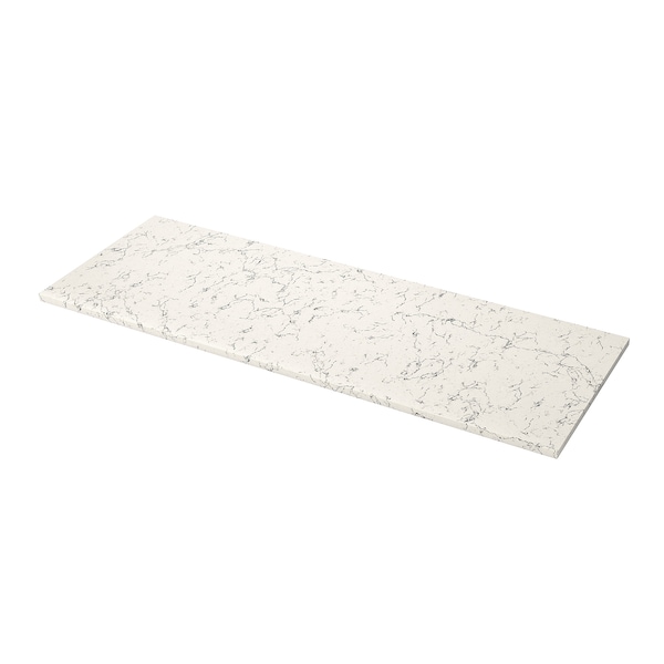 IKEA KASKER custom countertop, 1 1/8 in Off White Gray Marble Effect / Quartz, Ikea Ireland | 9572LVXSK