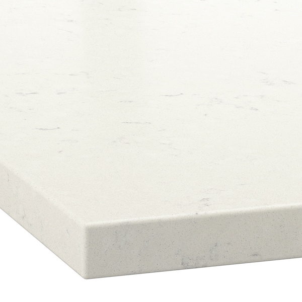IKEA KASKER custom countertop, 1 1/8 in Off White Calm Marble Effect / Quartz, Ikea Ireland | 2537KGWTF