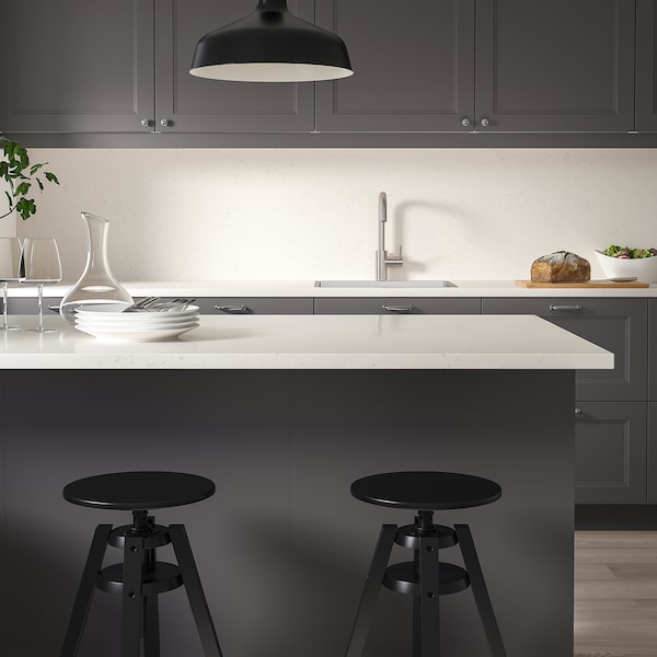 IKEA KASKER custom countertop, 1 1/8 in Off White Calm Marble Effect / Quartz, Ikea Ireland | 2537KGWTF