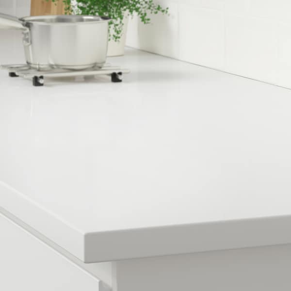 IKEA KASKER custom countertop, 1 1/8 in White / Quartz, Ikea Ireland | 8542YOQGB
