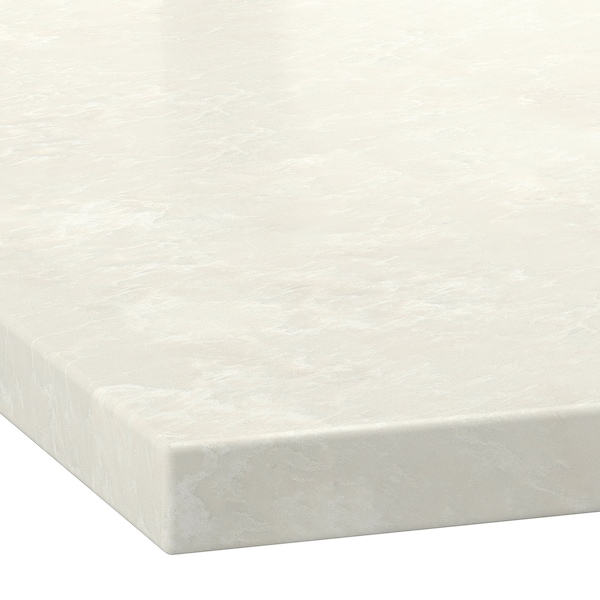 IKEA KASKER custom countertop, quartz, 1 1/8 in Light Gray / White Marble Effect / Quartz, Ikea Ireland | 7316FJDLE