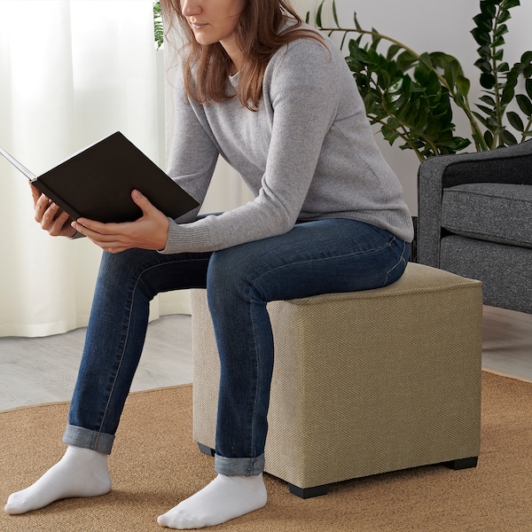 IKEA KEDJEBO ottoman Beige, Ikea Ireland | 4862DJZNM