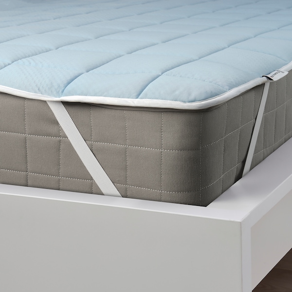 IKEA KEJSAROLVON mattress protector, Twin Beige / Blue, Ikea Ireland | 8094RVMZC
