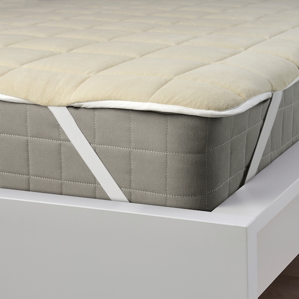 IKEA KEJSAROLVON mattress protector, Twin Beige / Blue, Ikea Ireland | 8094RVMZC