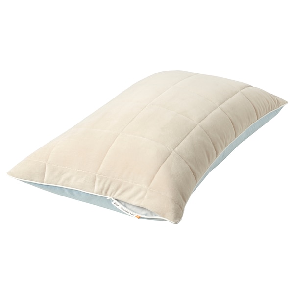 IKEA KEJSAROLVON pillow protector, Queen Beige / Blue, Ikea Ireland | 1562NGAFJ