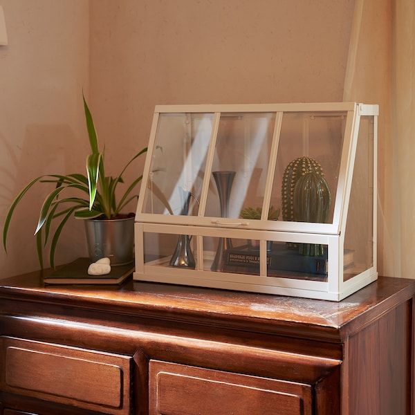 IKEA ÅKERBÄR greenhouse, 17 ¾ in White, Ikea Ireland | 3856KVIFQ
