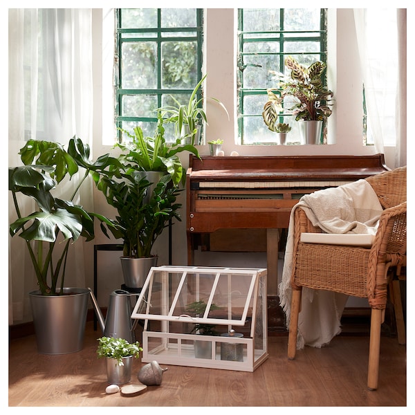 IKEA ÅKERBÄR greenhouse, 17 ¾ in White, Ikea Ireland | 3856KVIFQ